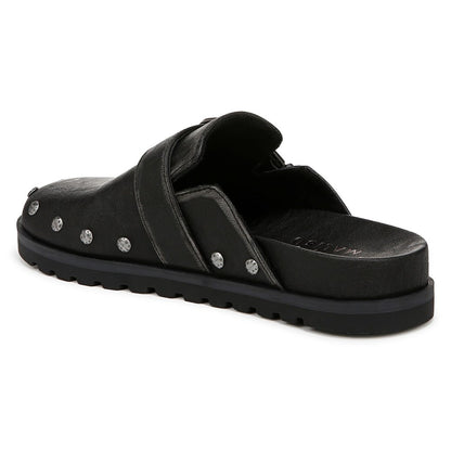 Skylar Clog - Distressed Black