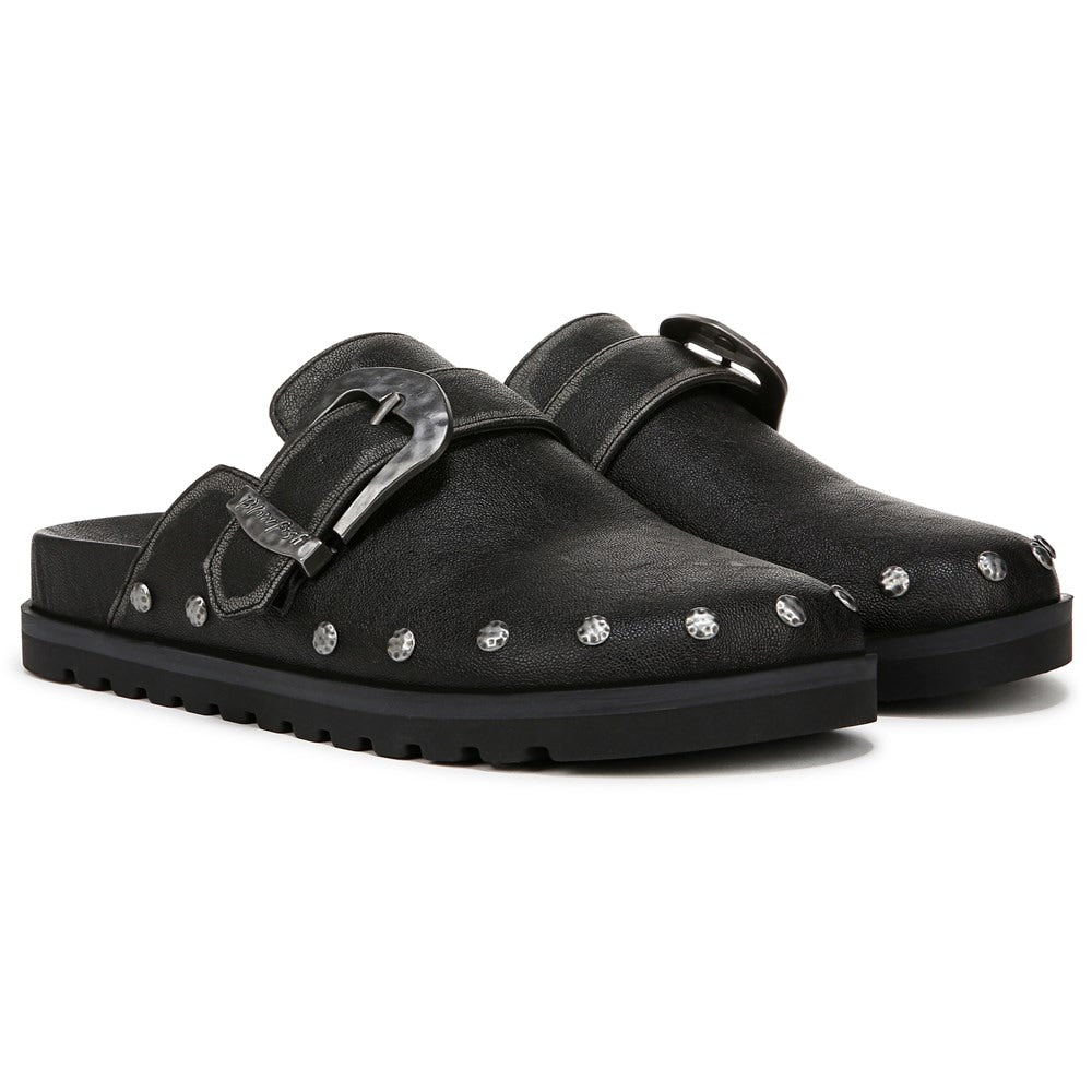 Skylar Clog - Distressed Black