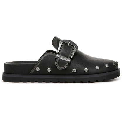 Skylar Clog - Distressed Black