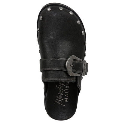 Skylar Clog - Distressed Black