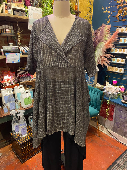Zen Flow Tunic - Grey