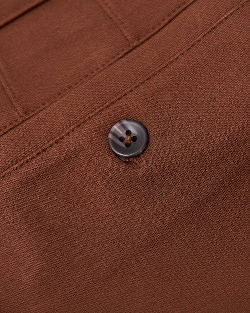 Chino Pants-Suede Brown