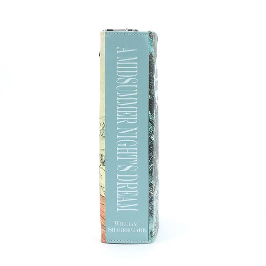 A Midsummer Nights Dream Green Book Crossbody Clutch Handbag