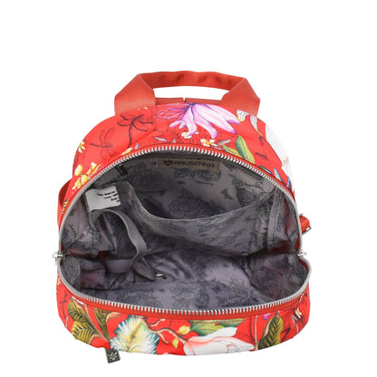 Wanderlust Luxe Fabric Backpack - Floral Pattern