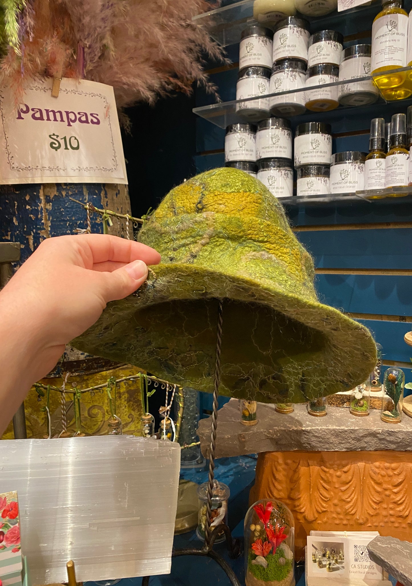 Green Brim Hat * #18