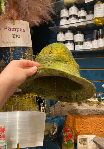 Green Brim Hat * #18