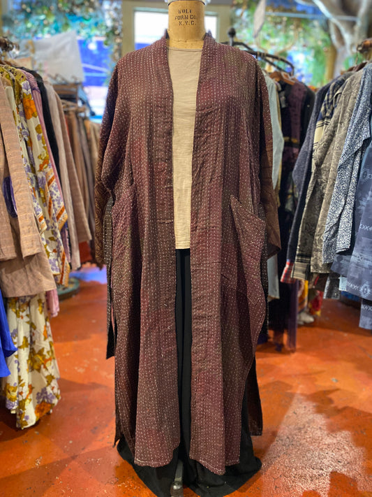 Majestic Caramel Overdye Kimono - 1