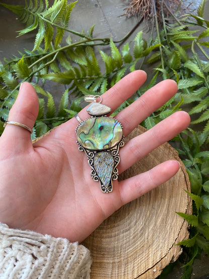 Abalone Of Sea Snail Pearl Pendant