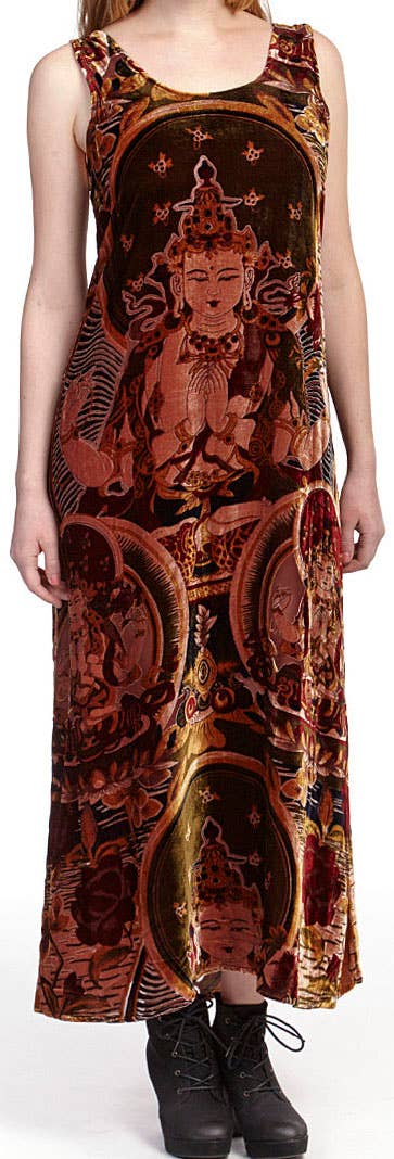 Silk Velvet Dress