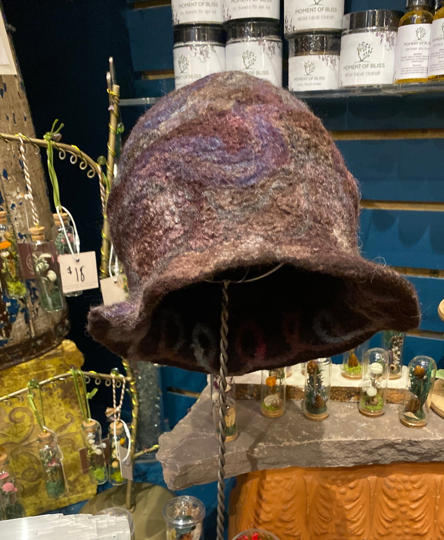 Brown Multi-Brim Hat * #20