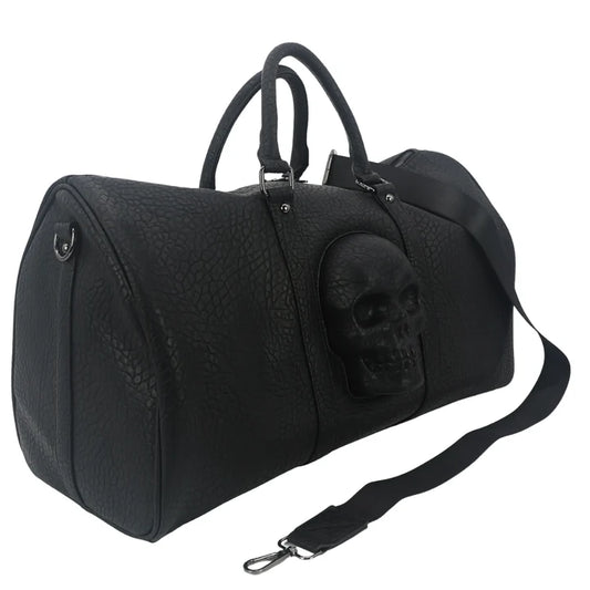 Skull Duffle Bag in Vinyl