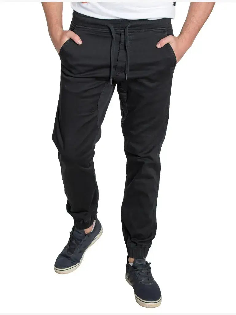 Men's Jogger Twill Pants - Black