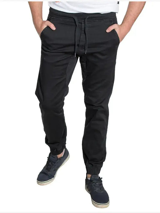 Men's Jogger Twill Pants - Black