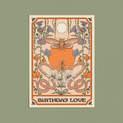 Birthday Love Card - With cello wrap