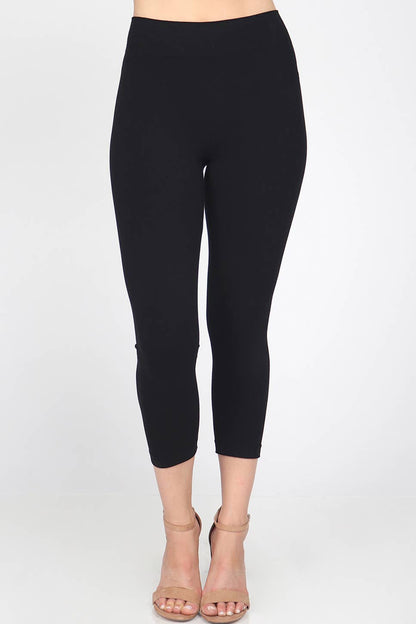 The Classic Cropped Legging - Black