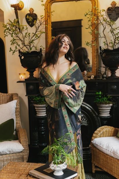 Heartwork Artisan Bamboo Duster Kimono Robe - La De Da