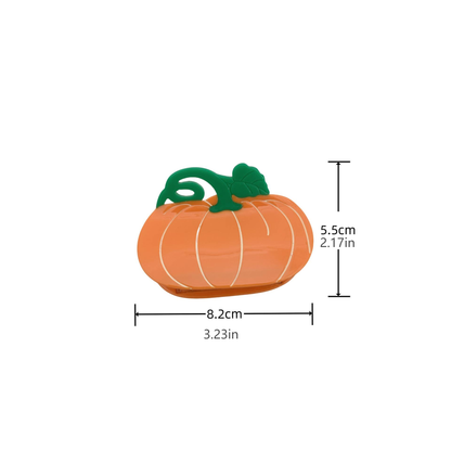 Pumpkin Hair Claw Clip