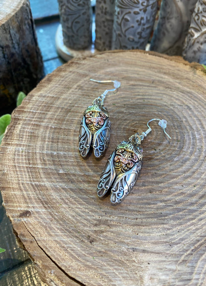 Cicada Earrings IV#101