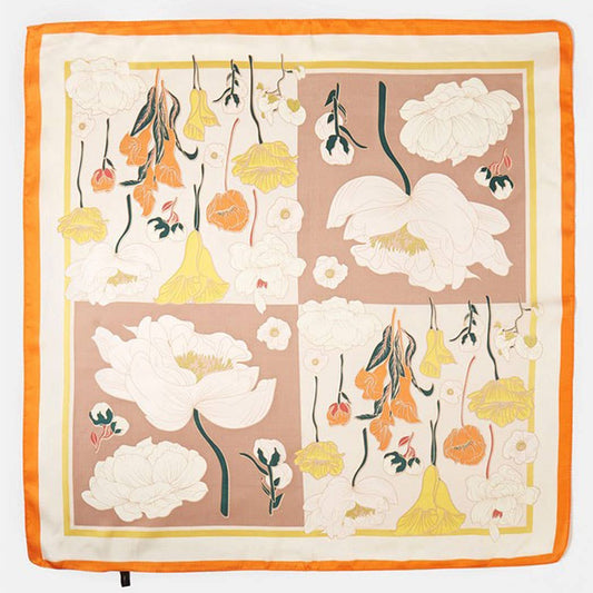 Flower Bandana - Orange