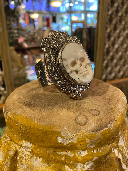 Bone Skull Cuff Bracelet (2)