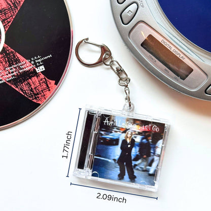 'Hit Clips' Mini CD Case Keychain - Avril Lavigne Let Go - Complicated