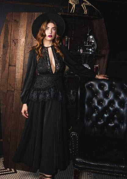 Victorian Style Lace Maxi Dress