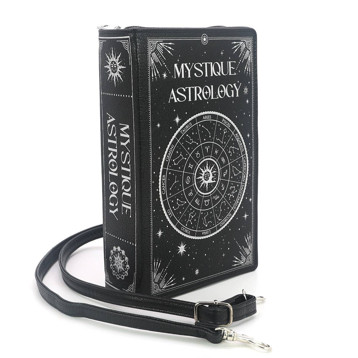 Mystique Astrology Book Clutch Bag in Vinyl