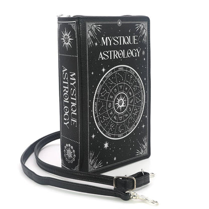Mystique Astrology Book Clutch Bag in Vinyl