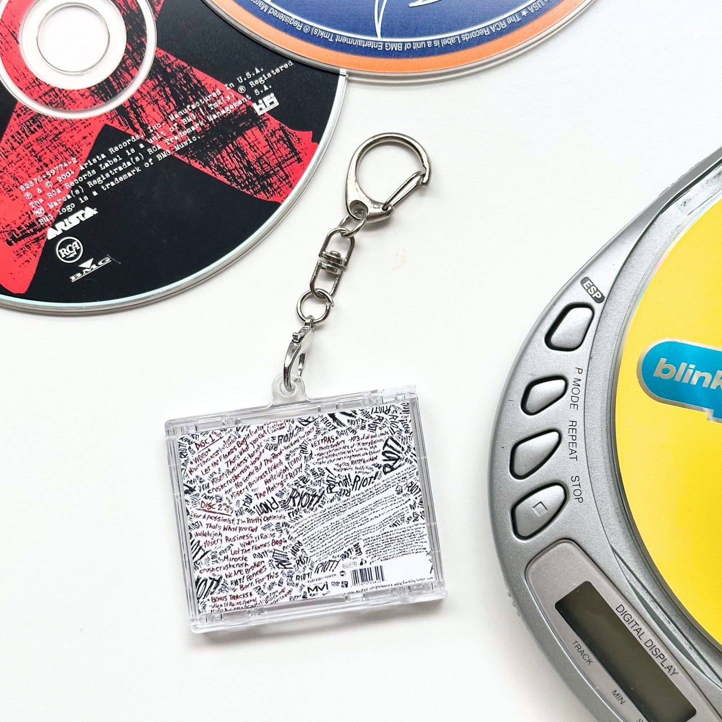 'Hit Clips' Mini CD Case Keychain - Paramore Riot - Misery Business