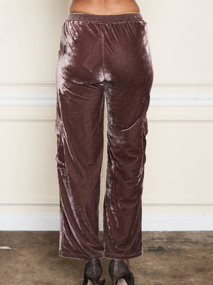 Velvet Cargo Pant - Mocha