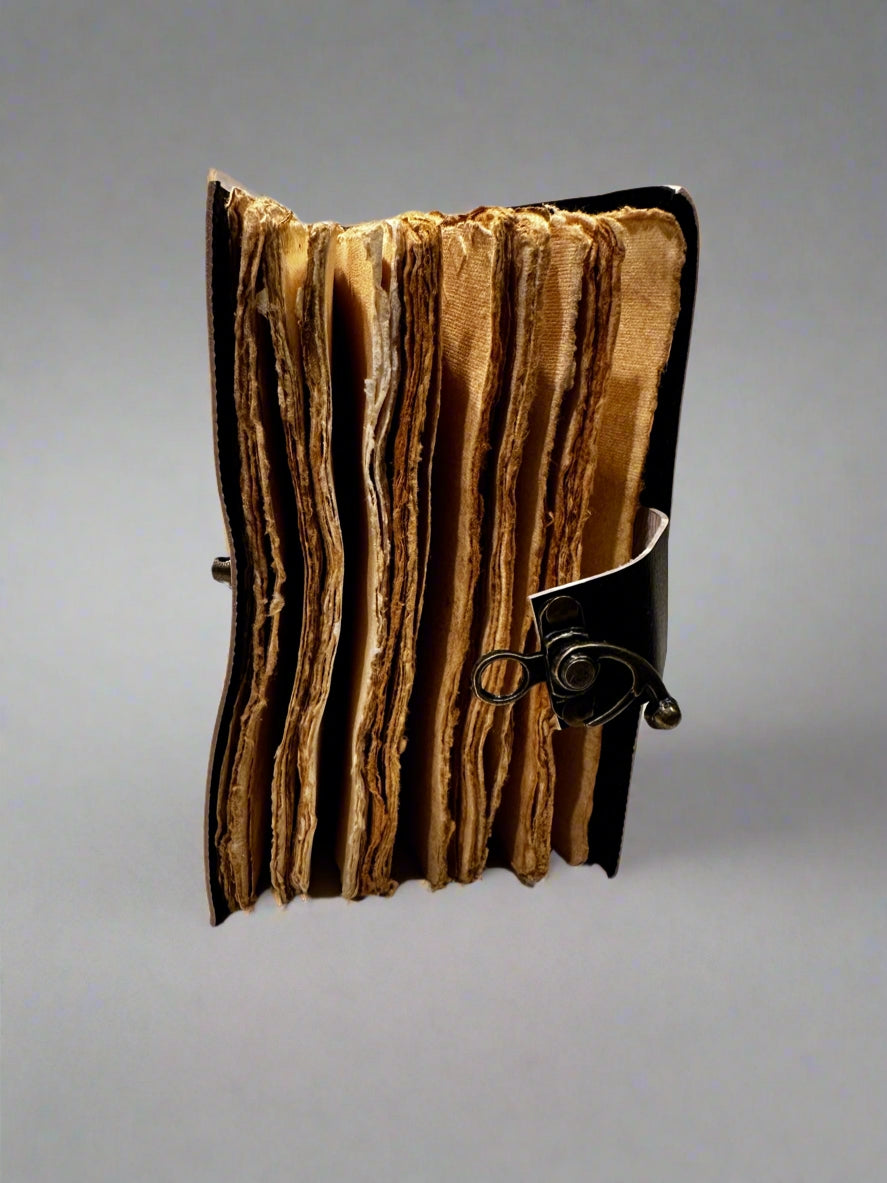Moon Journal | Leather Journal | Blank Vintage Notebook