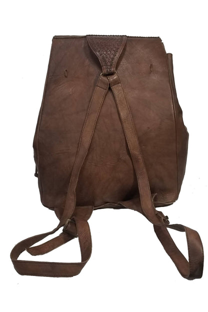 Tooled Backpack | Kobler Inc - Brown