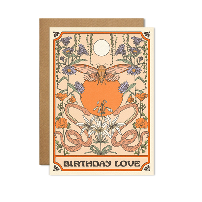 Birthday Love Card - With cello wrap