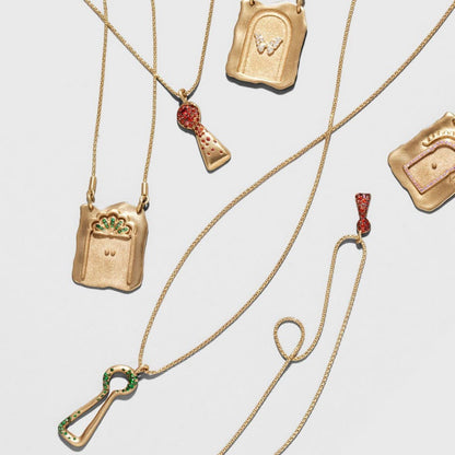 Tarot Rebirth Locket – Butterfly Gold Pendant