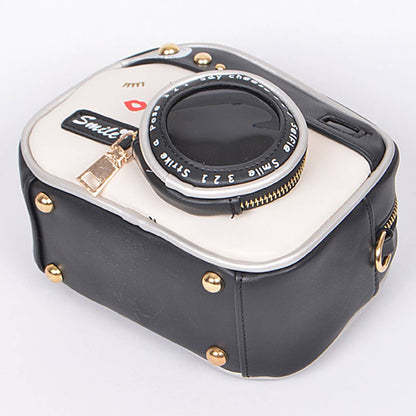 Camera Inspired Clutch - Black