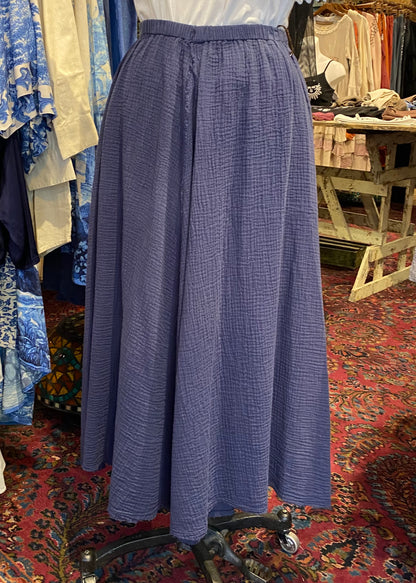 Gauze Skirt - Navy