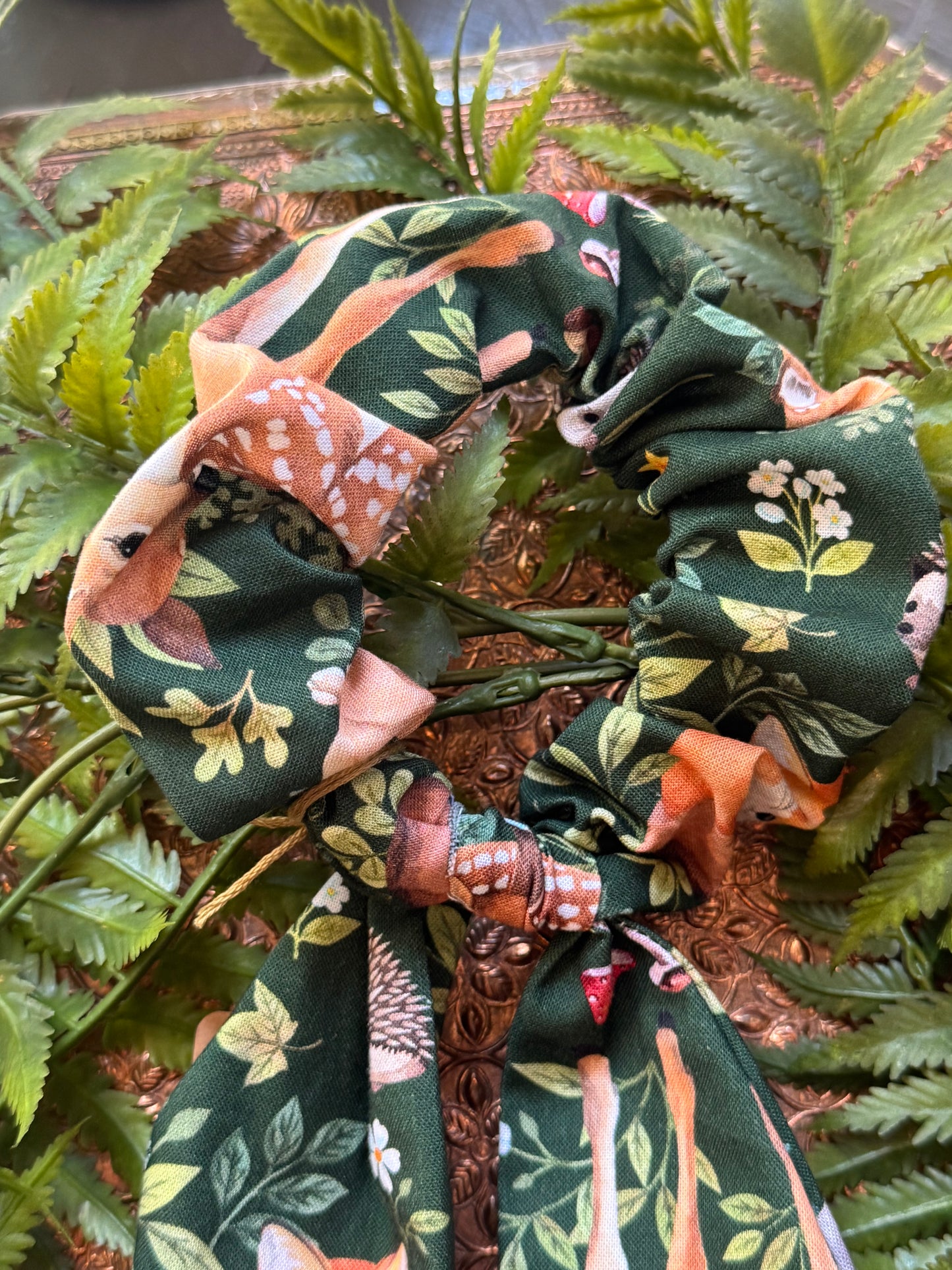 Forest Animals Scrunchie Scarf #SS14*