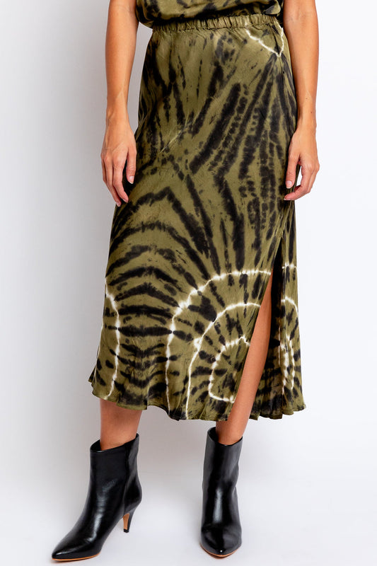 Felicity Skirt - Military Spin Wash