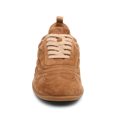 Miura Suede Sneaker - Saddle