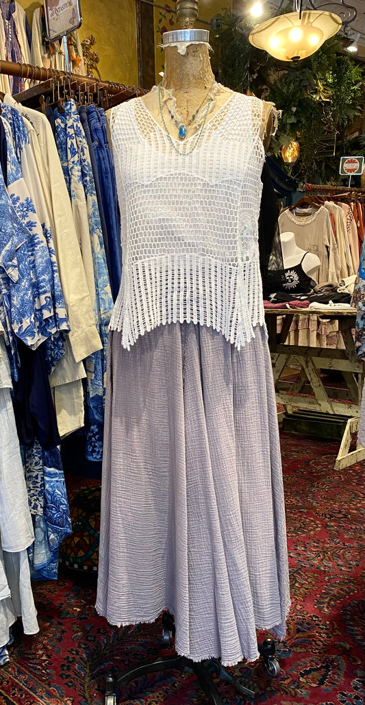 Gauze Skirt - Cargo