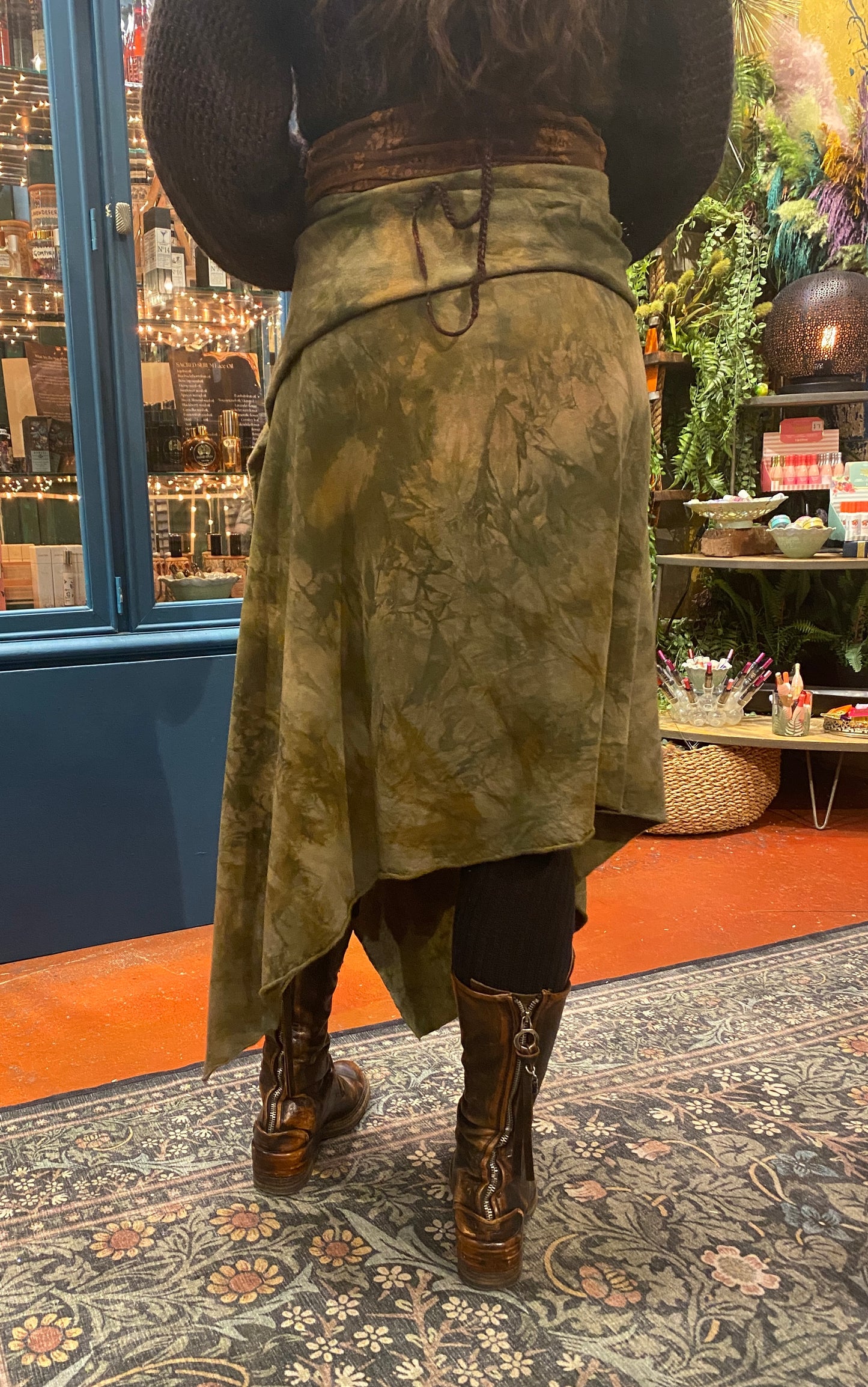 Minxi Athena Skirt - Green #1