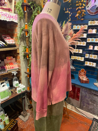 Custom Dyed Long Sleeve - Peach