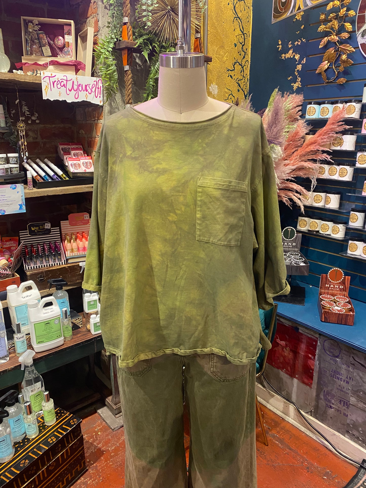 Custom Dyed Tee - Sage