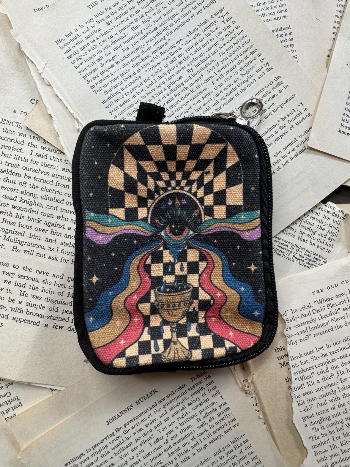 Psychedelic Padded Wristlet - Trippy Eye