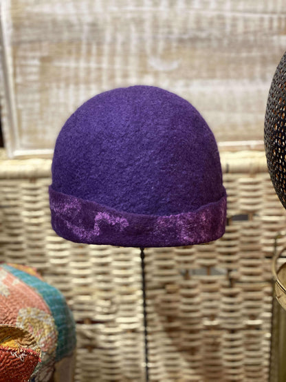 Warm Purple Hat (No Decoration) * #6