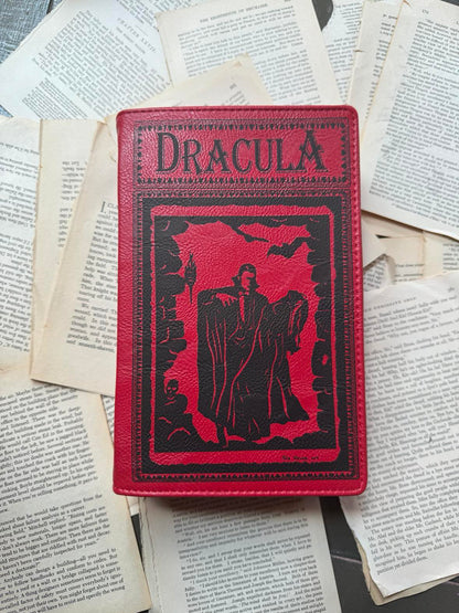 Dracula Book Crossbody Bag - Red