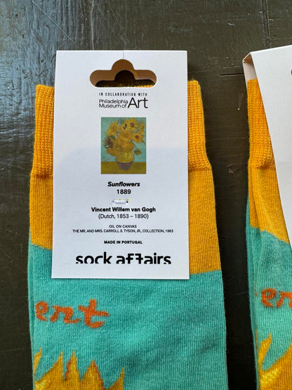 Sunflowers Van Gogh Socks