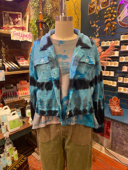 Custom Dyed Jacket - Blue