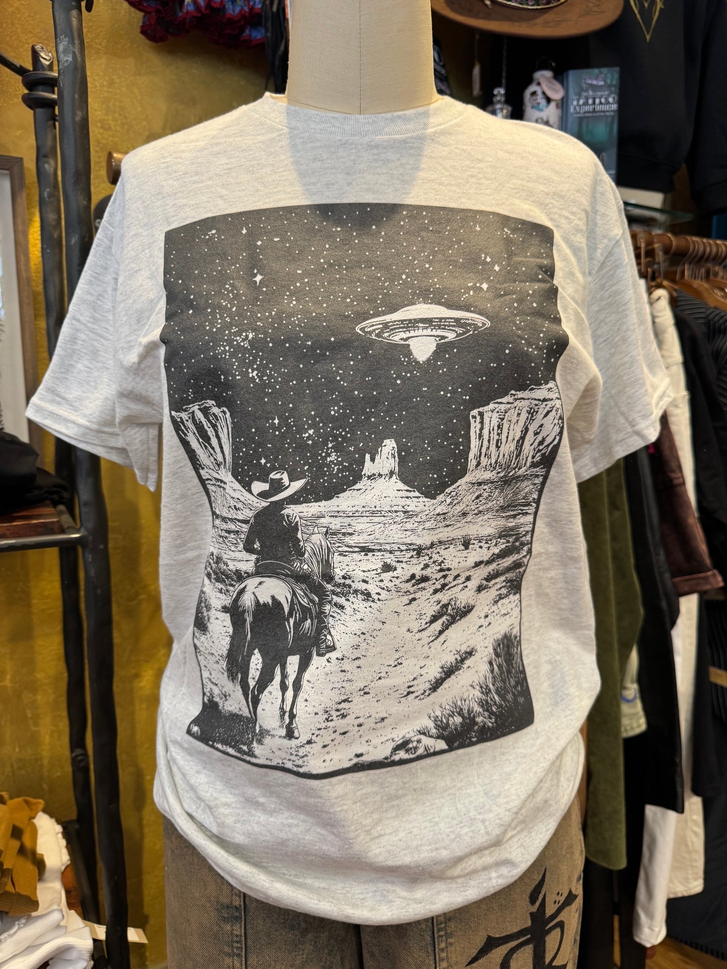 Retro Rodeo Graphic Tee - Ash