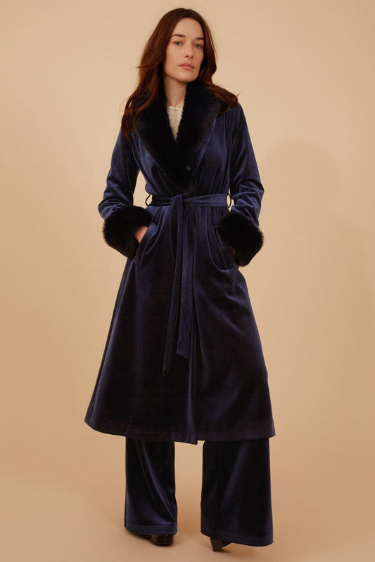 Corrie Bratter Coat - Navy